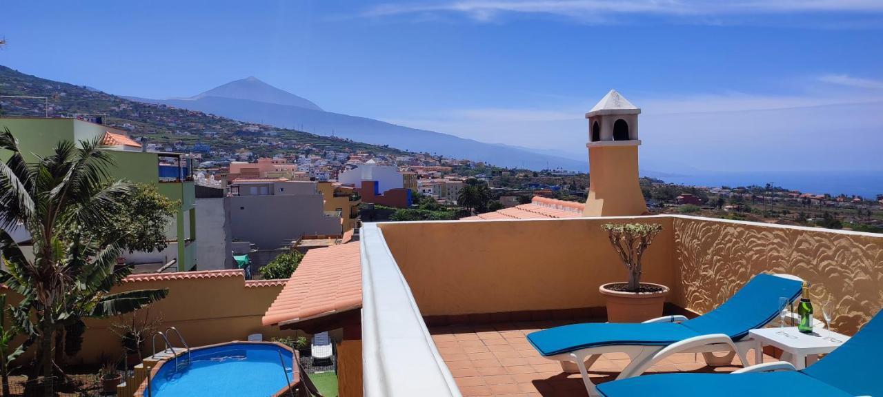 Casa" Vistas Al Teide" Mar Piscina Privada Parking Cubierto Gratuito En Las Instalaciones La Victoria de Acentejo Ngoại thất bức ảnh