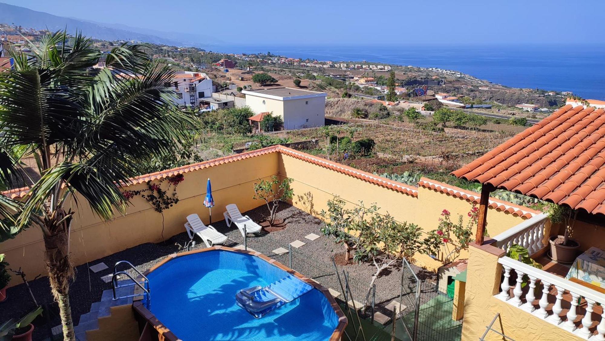 Casa" Vistas Al Teide" Mar Piscina Privada Parking Cubierto Gratuito En Las Instalaciones La Victoria de Acentejo Ngoại thất bức ảnh