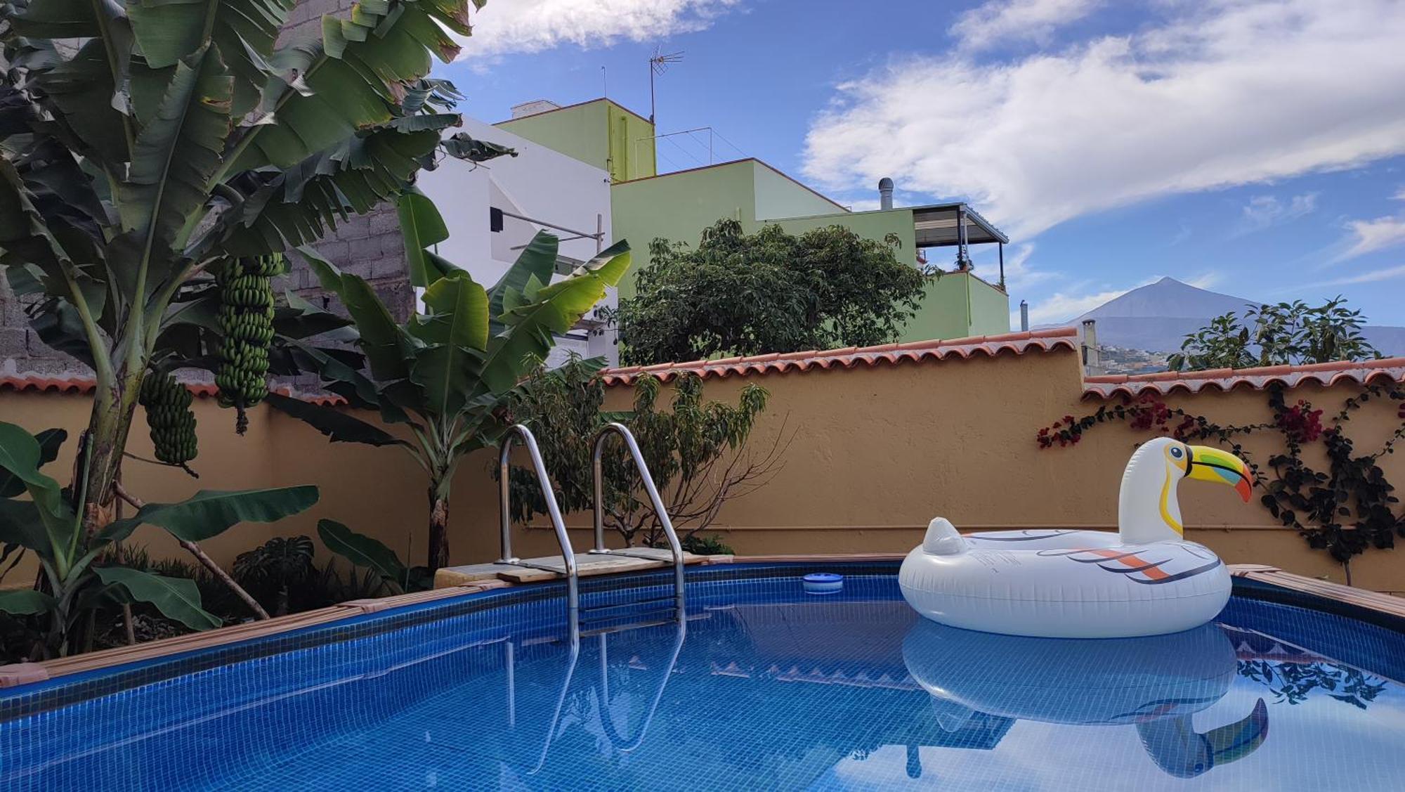 Casa" Vistas Al Teide" Mar Piscina Privada Parking Cubierto Gratuito En Las Instalaciones La Victoria de Acentejo Ngoại thất bức ảnh